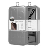 iPhone 15 Plus Uyumlu CaseWorld 0.25mm HD 3D Temperli Cam Ekran Koruyucu Uygulama Aparatlı Şeffaf