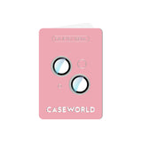 iPhone 15 Plus Uyumlu CaseWorld Alloy Sparkling Diamond Serisi Taşlı Lens Koruyucu  Gümüş