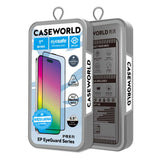 iPhone 15 Plus Uyumlu CaseWorld EyeGuard Serisi 2.5D Eyesafe Teknolojili Cam Ekran Koruyucu Şeffaf