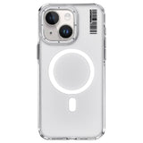 Apple iPhone 15 Plus Kılıf M-safe Şarj Özellikli Şeffaf Youngkit Crystal Shield Serisi Kapak