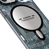 Apple iPhone 15 Plus Kılıf M-safe Şarj Özellikli YoungKit Technology Serisi Kapak