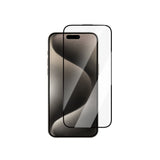 iPhone 15 Pro Uyumlu CaseWorld Ultra-Thin Serisi 0.15mm 2.5D Schott Cam Temperli Ekran Koruyucu