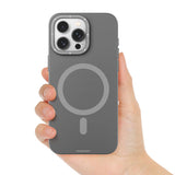Apple iPhone 15 Pro Kılıf M-safe Şarj Özellikli Çizilmeye ve Aşınmaya Dayanıklı Youngkit Velvet Serisi Kapak
