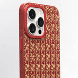 Apple iPhone 15 Pro Kılıf M-safe Şarj Özellikli Kevlar 1500D Youngkit Auspicious Loong Serisi Kapak