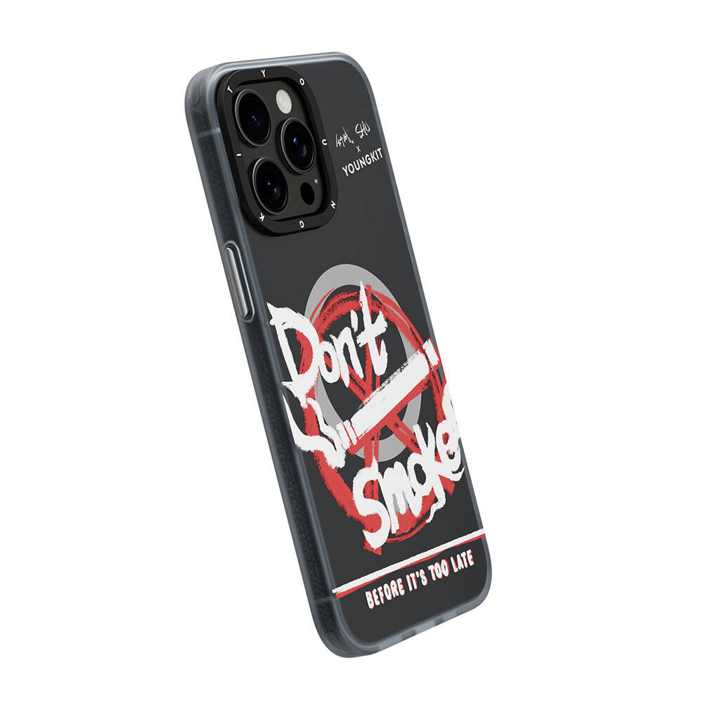 Apple iPhone 15 Pro Kılıf M-safe Şarj Özellikli Shu Tasarımlı Youngkit City Serisi Kapak