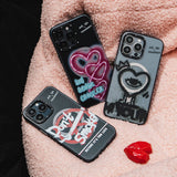 Apple iPhone 15 Pro Kılıf M-safe Şarj Özellikli Shu Tasarımlı Youngkit City Serisi Kapak