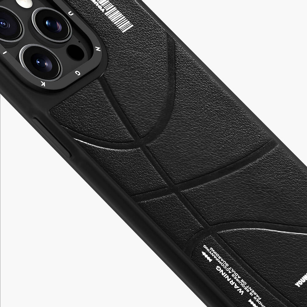Apple iPhone 15 Pro Kılıf M-safe Şarj Özellikli Youngkit Backboard Serisi Leather Kapak