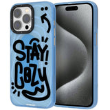 Apple iPhone 15 Pro Max Kılıf Desenli Youngkit Happy Hearth Serisi Kapak