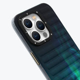 Apple iPhone 15 Pro Max Kılıf Kuzey Işıkları Desenli Youngkit Aurora Serisi Kapak