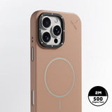 iPhone 15 Pro Max Uyumlu Kılıf M-safe Şarj Özellikli Youngkit Dynamag Serisi Kapak Gold