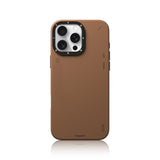 Apple iPhone 15 Pro Max Kılıf M-safe Şarj Özellikli Basit Mat Deri Desenli Youngkit Tech Fashion Serisi Kapak