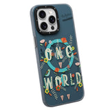Apple iPhone 15 Pro Max Kılıf M-safe Şarj Özellikli Bee Brown Tasarımlı Youngkit Colorful Life Serisi Kapak
