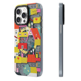 Apple iPhone 15 Pro Max Kılıf M-safe Şarj Özellikli Bee Brown Tasarımlı Youngkit Colorful Life Serisi Kapak