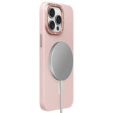 Apple iPhone 15 Pro Max Kılıf M-safe Şarj Özellikli Çizilmeye ve Aşınmaya Dayanıklı Youngkit Velvet Serisi Kapak