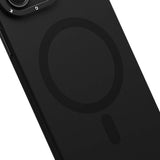 Apple iPhone 15 Pro Max Kılıf M-safe Şarj Özellikli Çizilmeye ve Aşınmaya Dayanıklı Youngkit Velvet Serisi Kapak