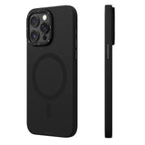 Apple iPhone 15 Pro Max Kılıf M-safe Şarj Özellikli Çizilmeye ve Aşınmaya Dayanıklı Youngkit Velvet Serisi Kapak