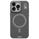Apple iPhone 15 Pro Max Kılıf M-safe Şarj Özellikli Kamera Standlı Youngkit Bitty Cream Kapak