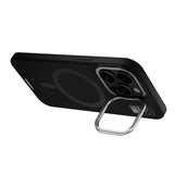 Apple iPhone 15 Pro Max Kılıf M-safe Şarj Özellikli Kamera Standlı Youngkit Bitty Cream Kapak