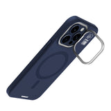 Apple iPhone 15 Pro Max Kılıf M-safe Şarj Özellikli Kamera Standlı Youngkit Bitty Cream Kapak