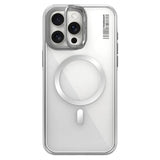 Apple iPhone 15 Pro Max Kılıf M-safe Şarj Özellikli Sararma Önleyici Youngkit Crystal Grid Kapak