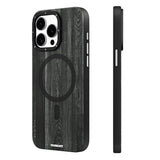 Apple iPhone 15 Pro Max Kılıf M-safe Şarj Özellikli Sararmaya Dayanıklı Youngkit Wood Forest Serisi Kapak