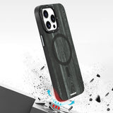 Apple iPhone 15 Pro Max Kılıf M-safe Şarj Özellikli Sararmaya Dayanıklı Youngkit Wood Forest Serisi Kapak