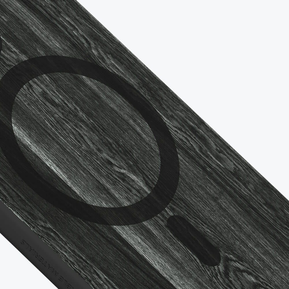Apple iPhone 15 Pro Max Kılıf M-safe Şarj Özellikli Sararmaya Dayanıklı Youngkit Wood Forest Serisi Kapak