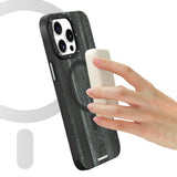 Apple iPhone 15 Pro Max Kılıf M-safe Şarj Özellikli Sararmaya Dayanıklı Youngkit Wood Forest Serisi Kapak