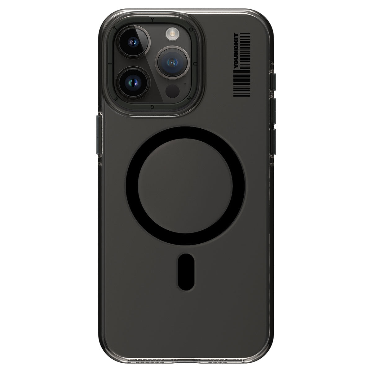 Apple iPhone 15 Pro Max Kılıf M-safe Şarj Özellikli Şeffaf Youngkit Crystal Shield Serisi Kapak