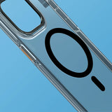 Apple iPhone 15 Pro Max Kılıf M-safe Şarj Özellikli Şeffaf Youngkit Crystal Shield Serisi Kapak