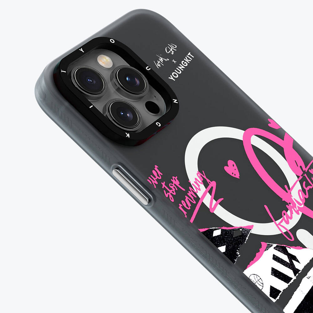 Apple iPhone 15 Pro Max Kılıf M-safe Şarj Özellikli Shu Tasarımlı Youngkit Dreamland Serisi Kapak