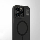 Apple iPhone 15 Pro Max Kılıf M-safe Şarj Özellikli Standlı YoungKit Hermit Bracket Serisi Kapak