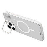 Apple iPhone 15 Pro Max Kılıf M-safe Şarj Özellikli Standlı YoungKit Hermit Bracket Serisi Kapak