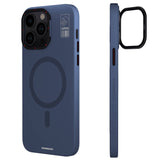 Apple iPhone 15 Pro Max Kılıf M-safe Şarj Özellikli Standlı YoungKit Hermit Bracket Serisi Kapak