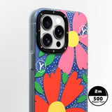 Apple iPhone 15 Pro Max Kılıf M-safe Şarj Özellikli Sunshine Tasarımlı Youngkit Colorful Serisi Kapak