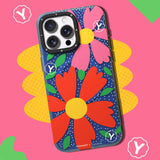 Apple iPhone 15 Pro Max Kılıf M-safe Şarj Özellikli Sunshine Tasarımlı Youngkit Colorful Serisi Kapak