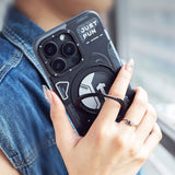 Apple iPhone 15 Pro Max Kılıf M-safe Şarj Özellikli Youngkit 360° Standlı Starship Serisi Kapak