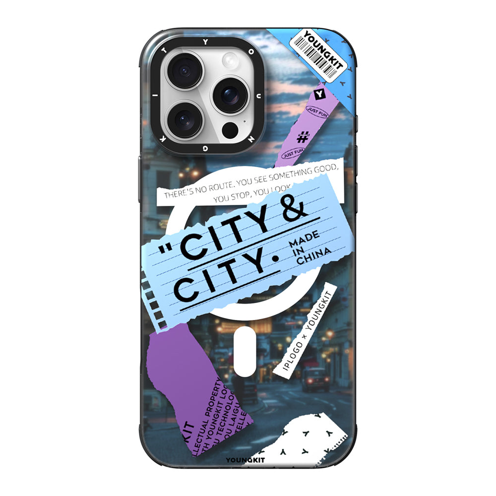 Apple iPhone 15 Pro Max Kılıf Magsafe Şarj Özellikli Youngkit A-City Serisi Kapak