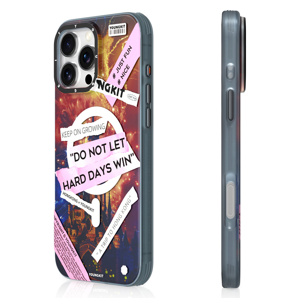 Apple iPhone 15 Pro Max Kılıf Magsafe Şarj Özellikli Youngkit A-City Serisi Kapak