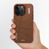 Apple iPhone 15 Pro Max Kılıf M-safe Şarj Özellikli Youngkit Backboard Serisi Leather Kapak