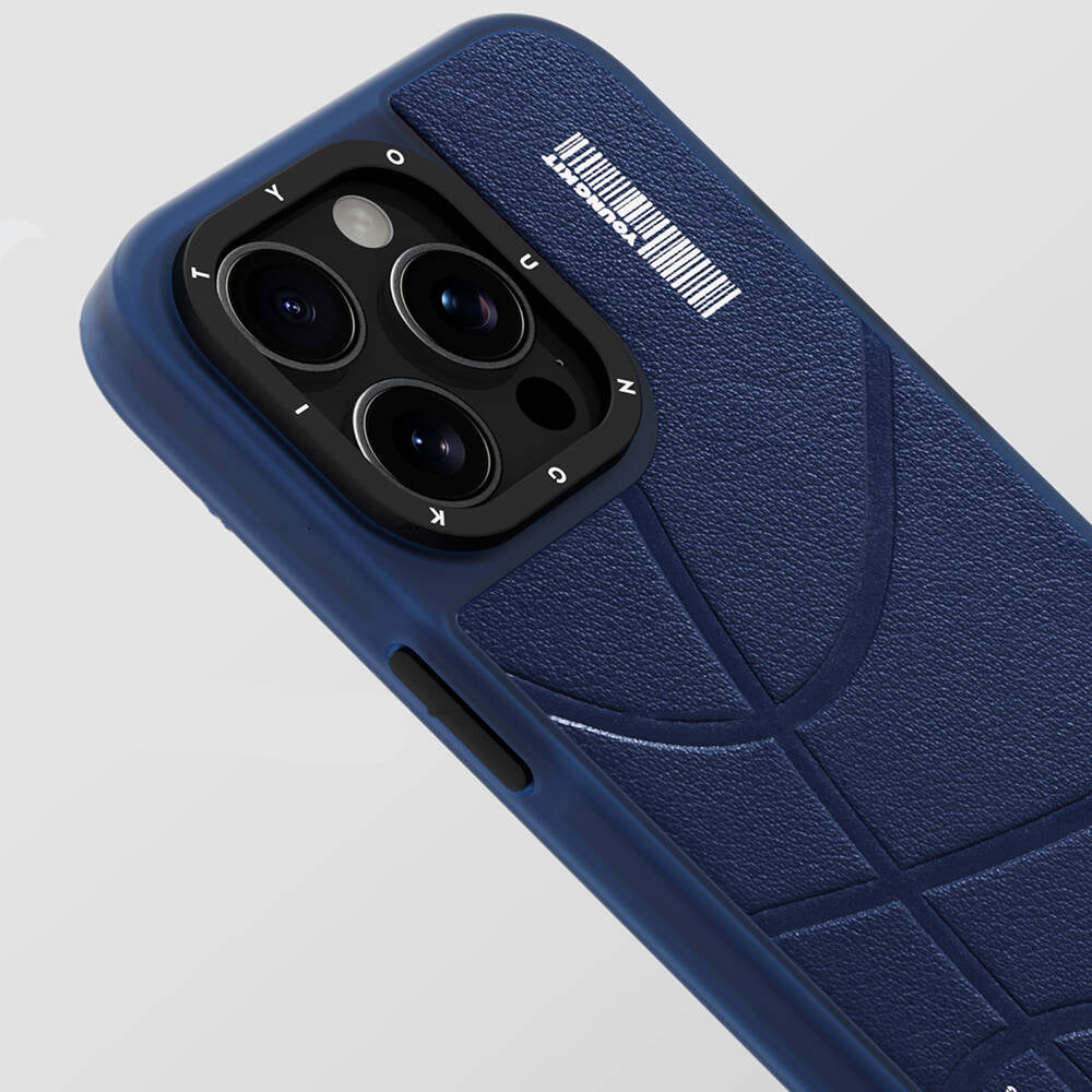 Apple iPhone 15 Pro Max Kılıf M-safe Şarj Özellikli Youngkit Backboard Serisi Leather Kapak