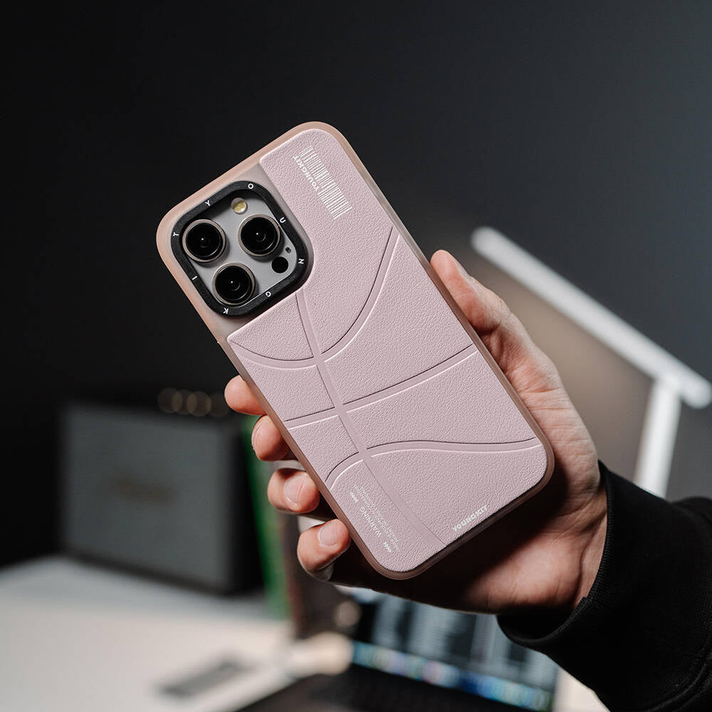Apple iPhone 15 Pro Max Kılıf M-safe Şarj Özellikli Youngkit Backboard Serisi Leather Kapak