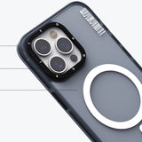 Apple iPhone 15 Pro Max Kılıf M-safe Şarj Özellikli Youngkit Colored Sand Serisi Kapak
