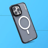 Apple iPhone 15 Pro Max Kılıf M-safe Şarj Özellikli Youngkit Colored Sand Serisi Kapak