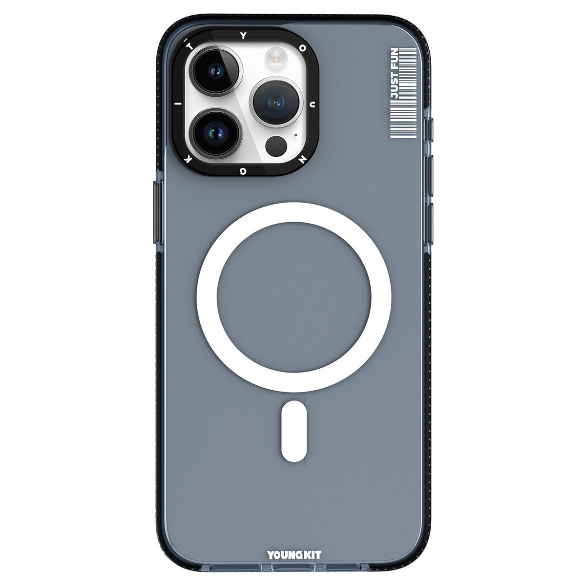 Apple iPhone 15 Pro Max Kılıf M-safe Şarj Özellikli YoungKit Crystal Color Serisi Kapak