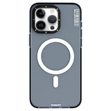 Apple iPhone 15 Pro Max Kılıf M-safe Şarj Özellikli YoungKit Crystal Color Serisi Kapak