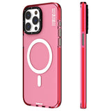 Apple iPhone 15 Pro Max Kılıf M-safe Şarj Özellikli YoungKit Crystal Color Serisi Kapak
