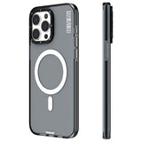 Apple iPhone 15 Pro Max Kılıf M-safe Şarj Özellikli YoungKit Crystal Color Serisi Kapak
