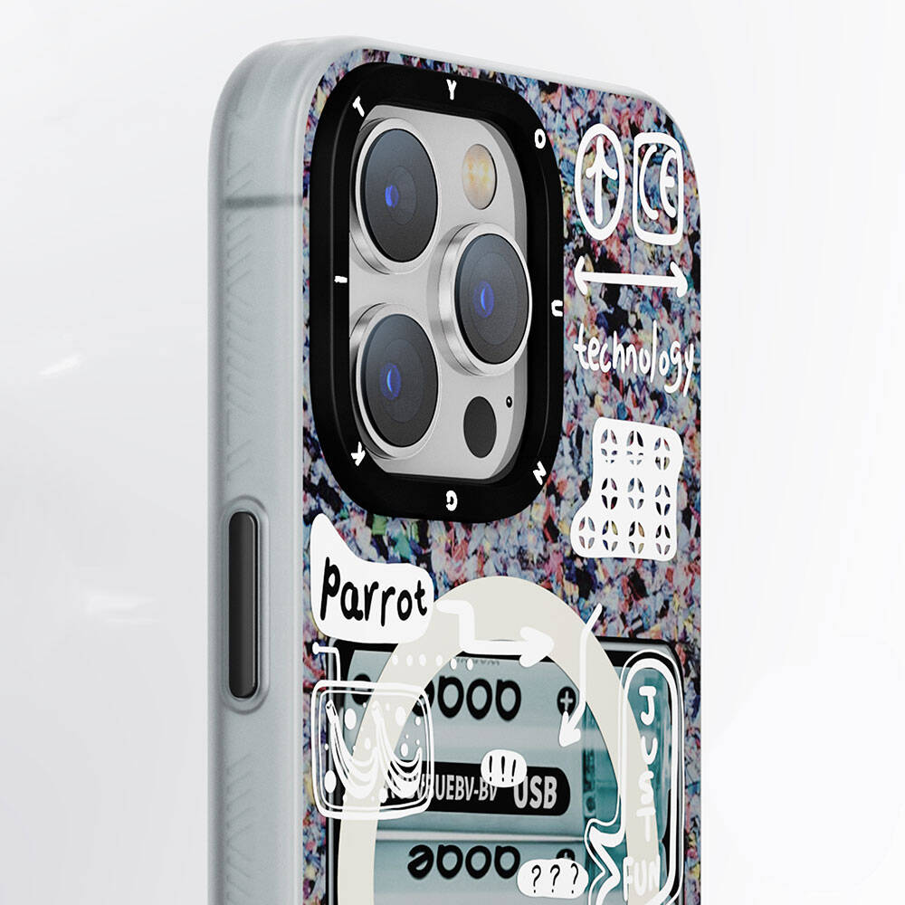 Apple iPhone 15 Pro Max Kılıf M-safe Şarj Özellikli Youngkit Dark Matter Serisi Kapak