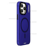 Apple iPhone 15 Pro Max Kılıf M-safe Şarj Özellikli Youngkit Hidden Sand Serisi Kapak